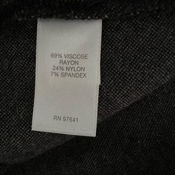 J. Jill Ponte Slim Leg Pant Black + Grey Small Diamond Print Stretch Size Small - Picture 7 of 7